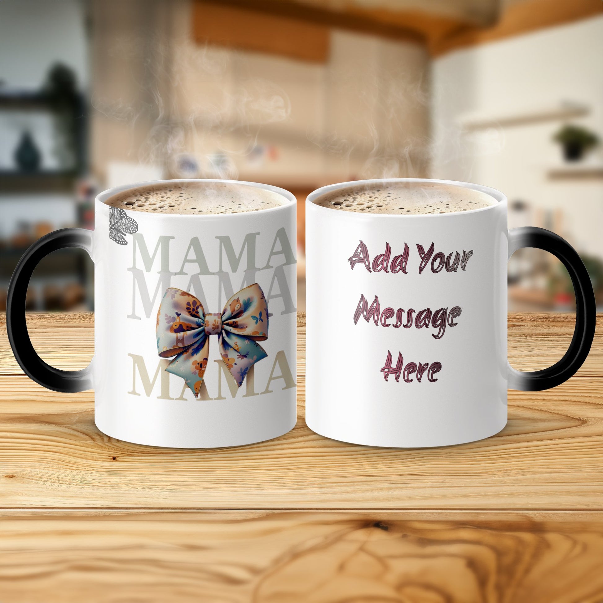 Personalized Mama Bow Add Your Message Mug product