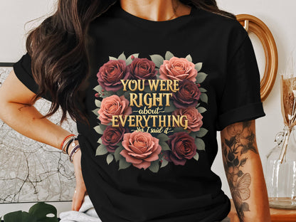 You Were Right About Everything Floral Shirt product type