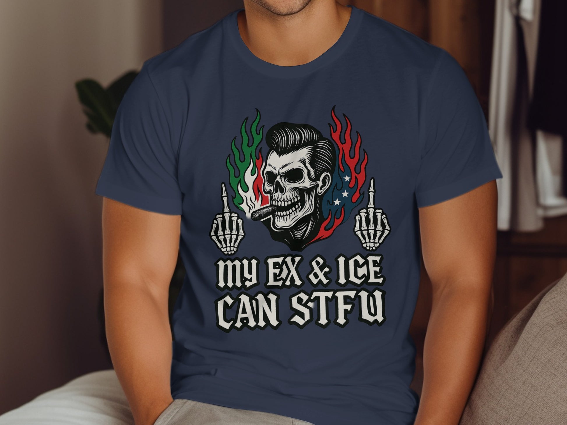 My Ex and Ice Can STFU Graphic T-Shirt product