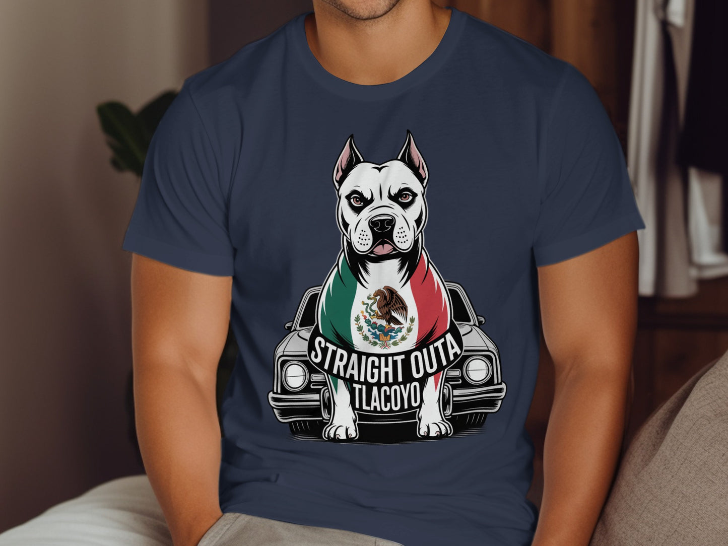 Straight Outta Tlacoyo Dog Graphic T-Shirt product