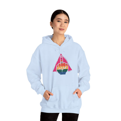 Pride Hoodie Pride Graphic Hoodie - Unisex Heavy Blend™ with Bold Rainbow Design