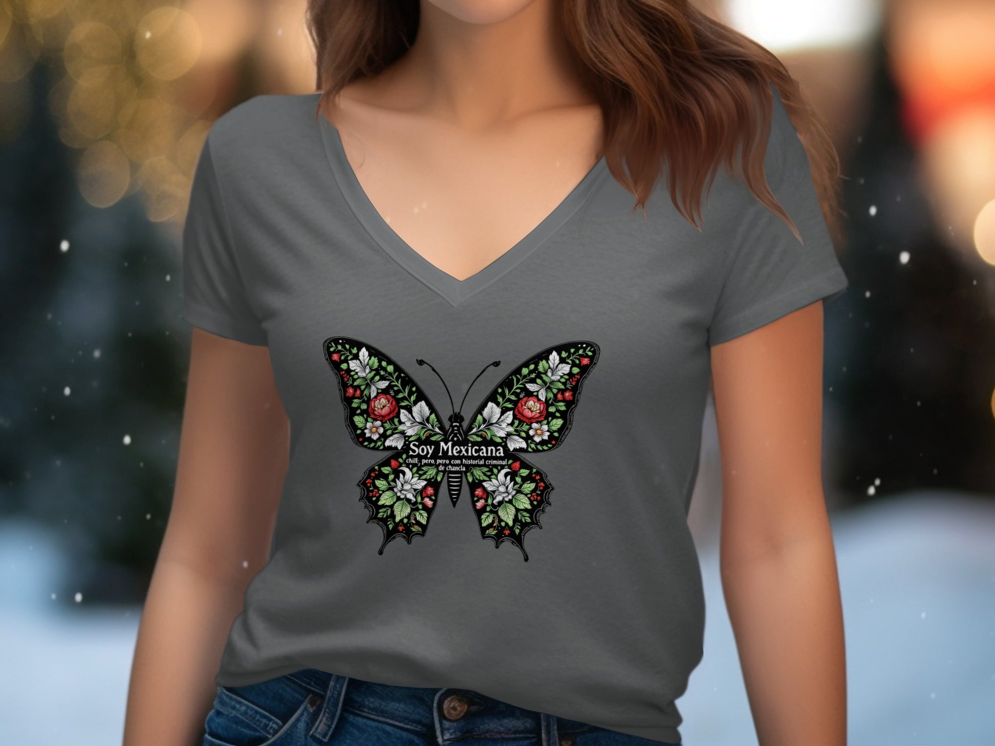 Beautiful Butterfly Floral Design Soy Mexicana product type
