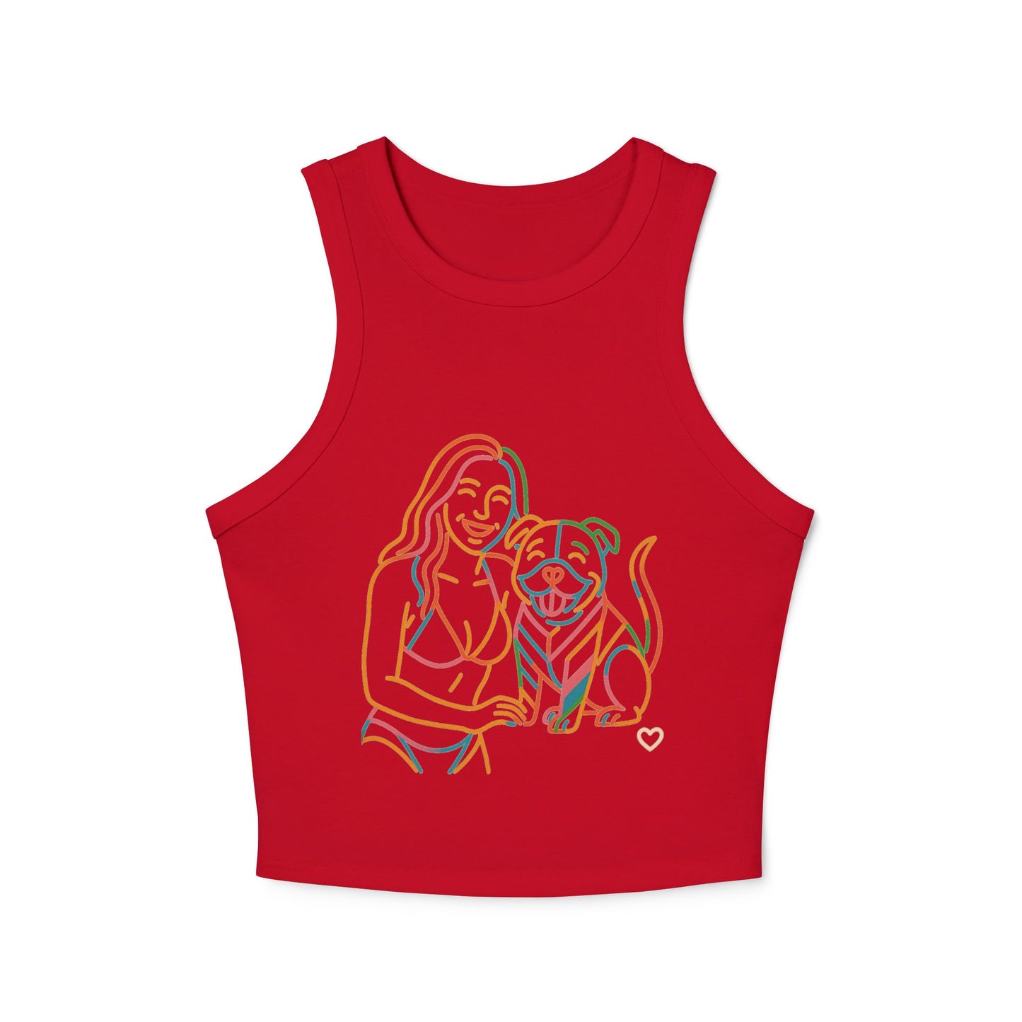 Pride tank top Cute Pet-Themed Women's Micro Rib Racer Tank Top - Perfect Summer Fit
