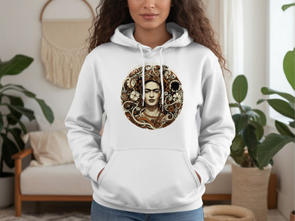 Frida Kahlo I Spoke Anyway With Blood On Canvas Hoodies