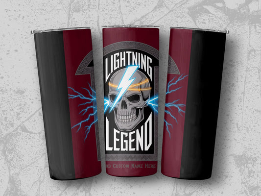 Lightning Legend Skull Branded High Quality Tumbler product type