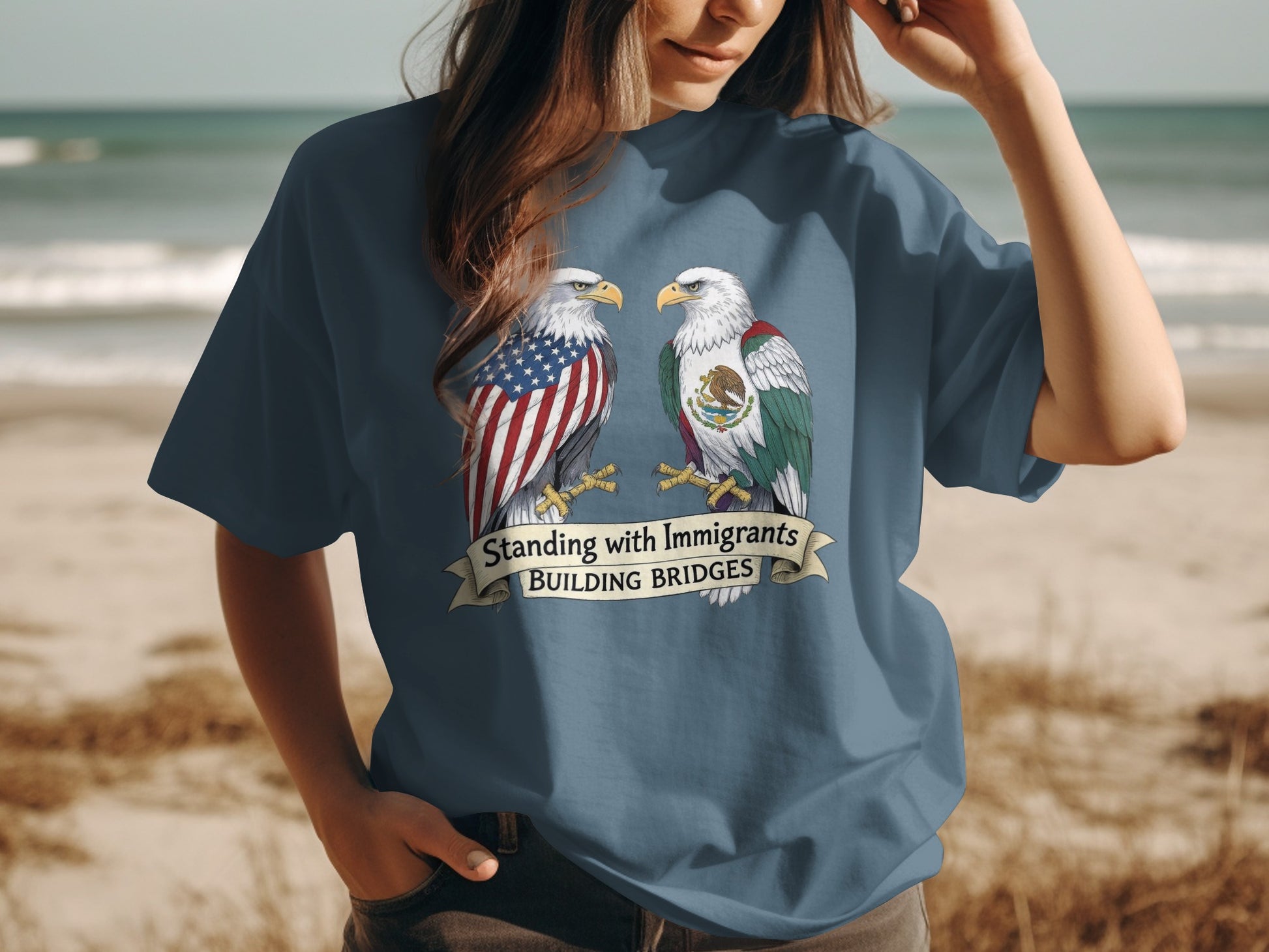 Standing with Immigrants Building Bridges product type