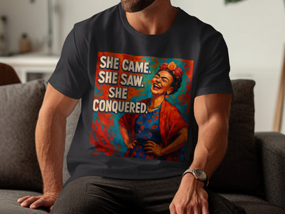 She Came She Saw She Conquered Art Print T-shirt product