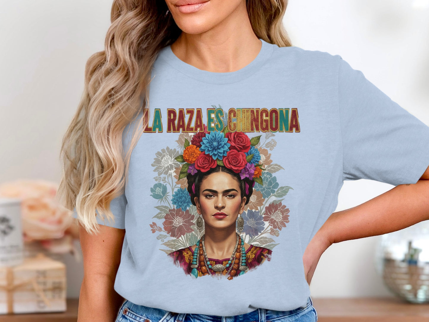 La Raza Es Chingona Graphic Tee Shirt