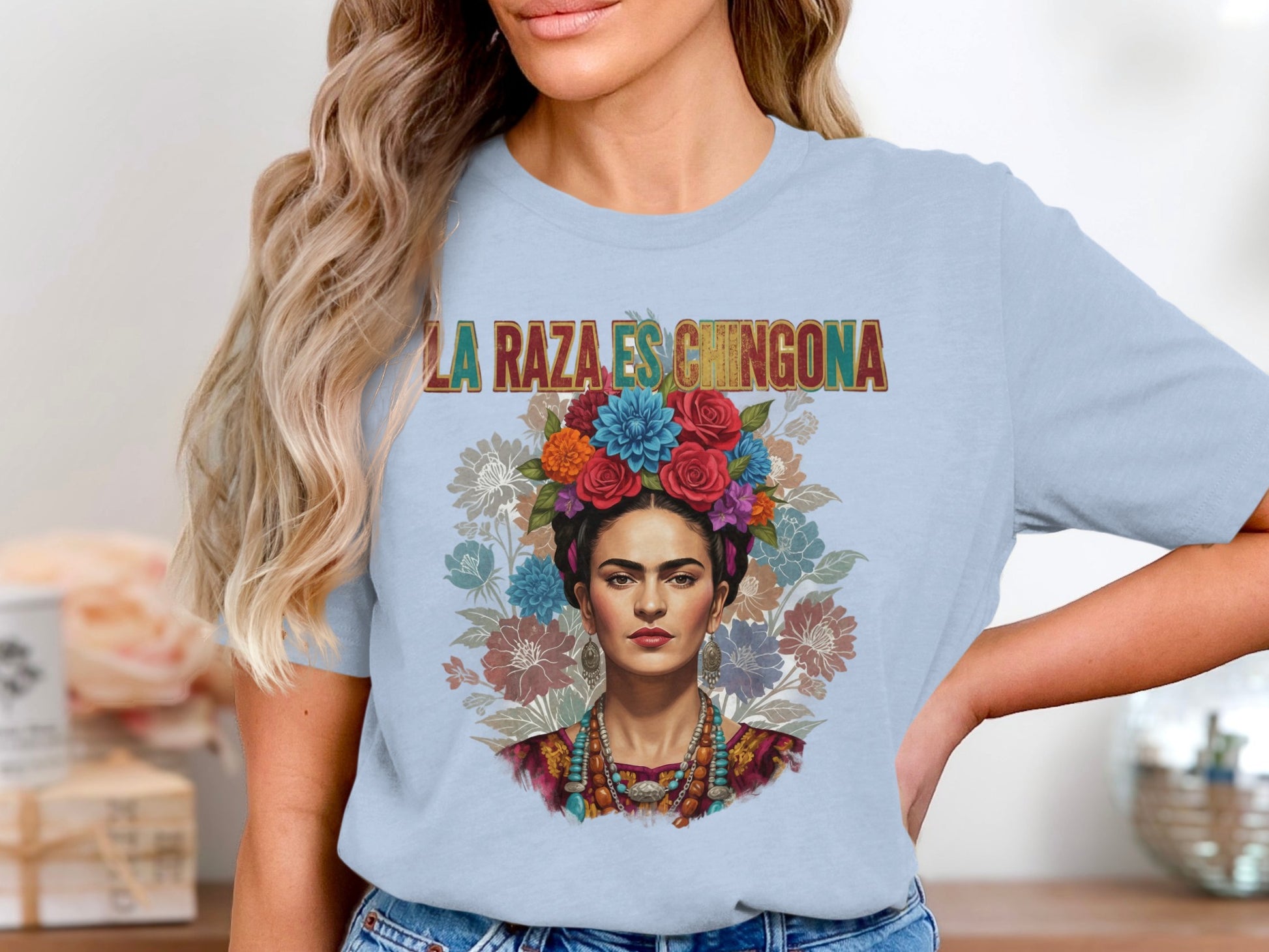 La Raza Es Chingona Graphic Tee Shirt