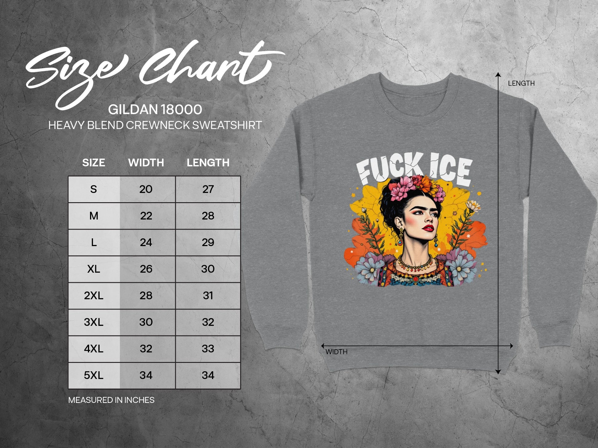 Stylish Frida Kahlo Crewneck State of Mind Outfit