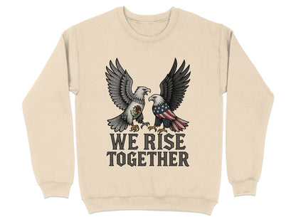 We Rise Together Eagle Graphic Long Sleeve Shirt