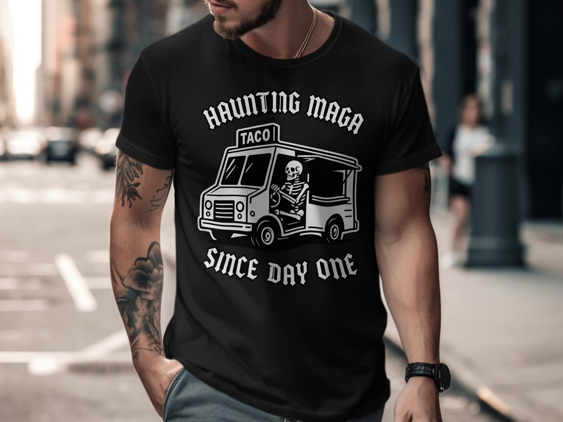 Haunting MAGA Since Day One Graphic Tee product type