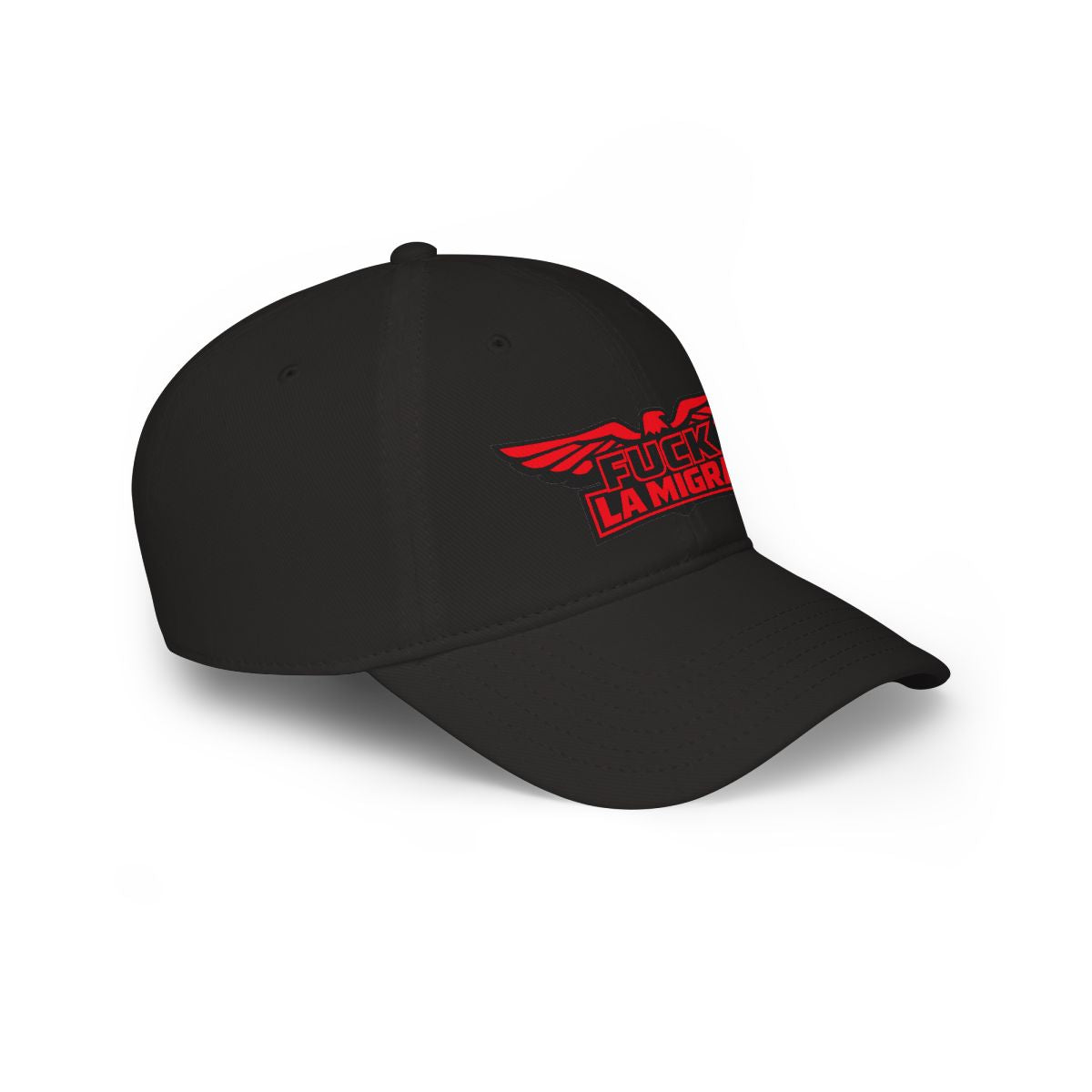 Black Fuck La Migra Emblem Baseball Cap Hat