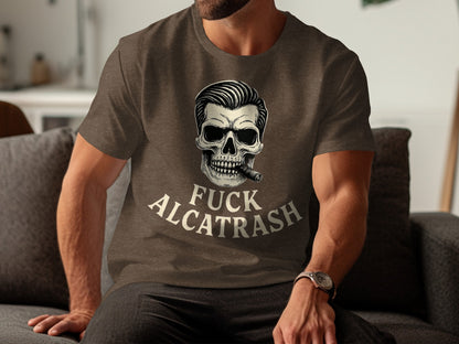 Vintage Skull Graphic Fcuk Alcatrash Tee product