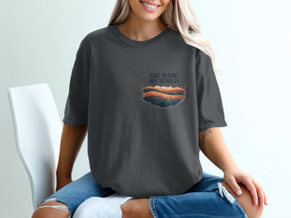 She Made My World Graphic T-Shirt product