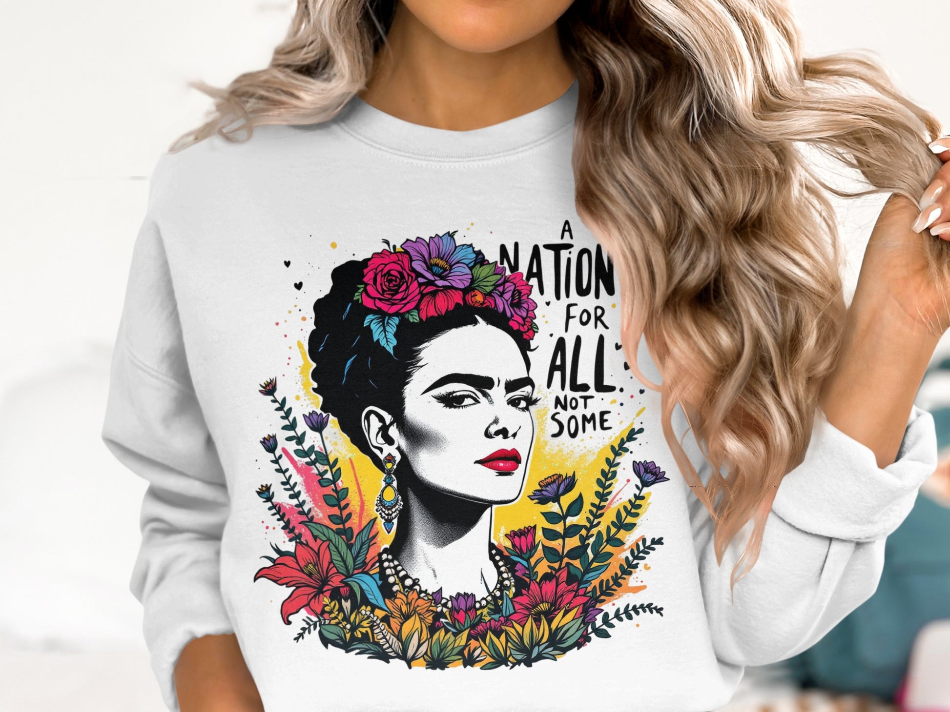 A Nation for All Not Some Graphic Sweatshirt Product