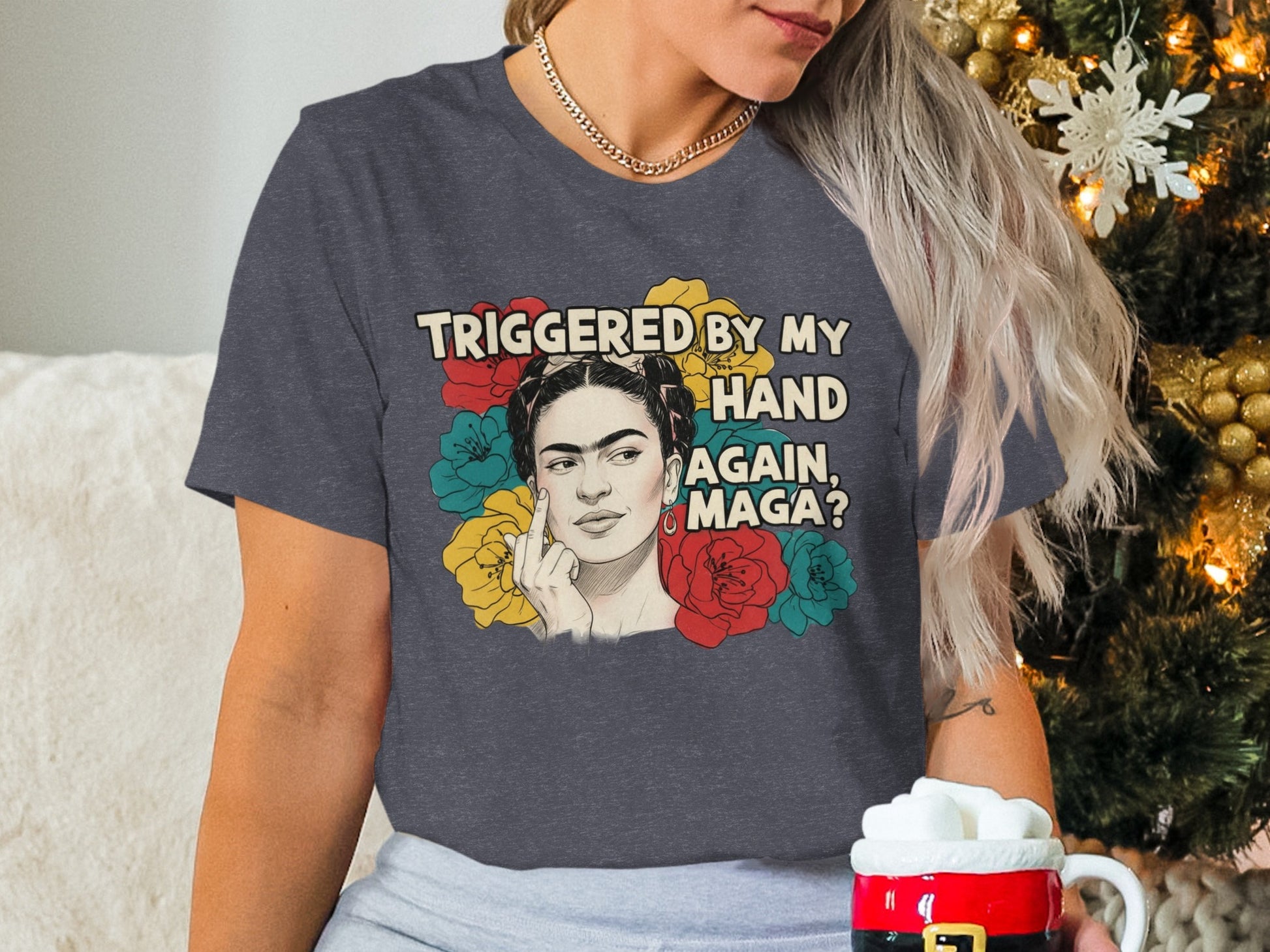 Triggered By My Hand Again MAGA? t-shirt