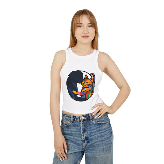 Pride tank top Colorful Pet Love Tank Top, Cute Pet Lovers Shirt, Animal Lover Gift, LGBTQ+ Pride Wear, Summer Casual Top