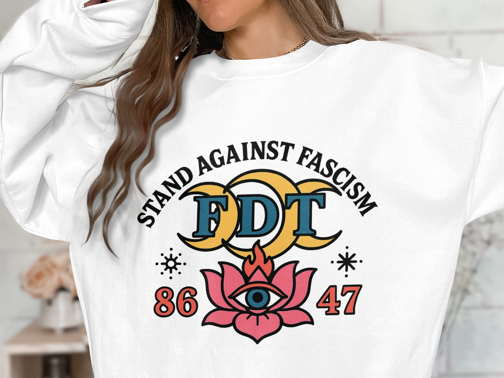 Stand Against Fascism 86 47 FDT Sweatshirt product type