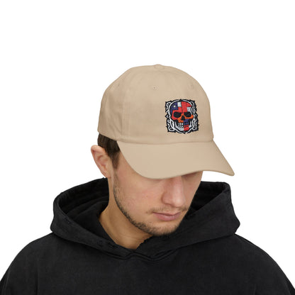 Classic Skull Dad Cap - Trendy Baseball Hat, Casual Wear, Gift for Fathers Day, Halloween Accessory, Everyday Style