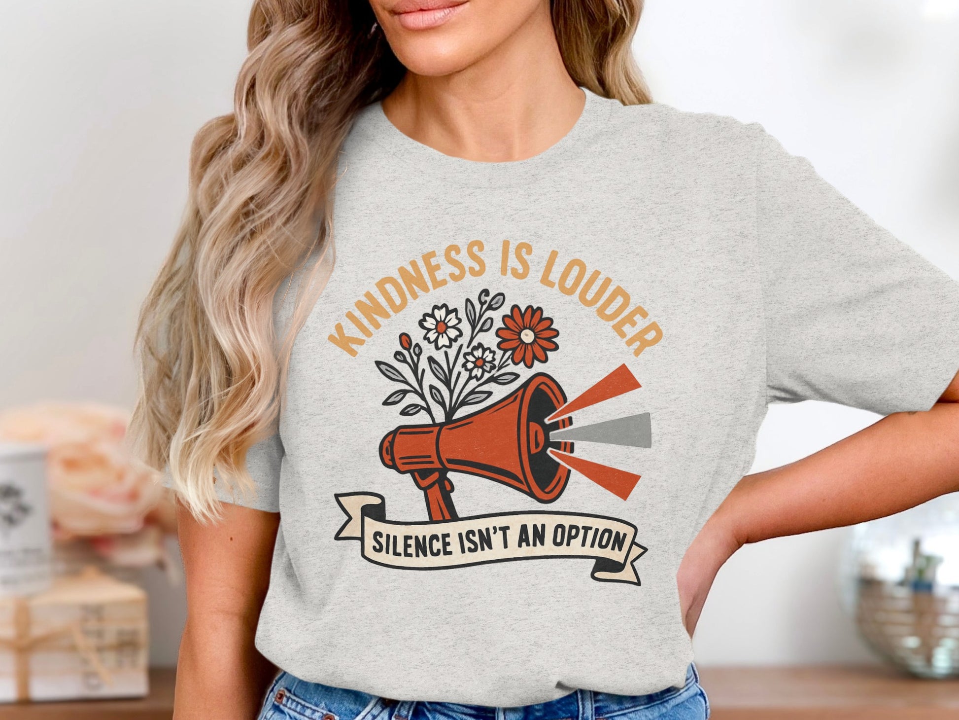 Kindness is Louder Silence Isn't an Option Shirt product
