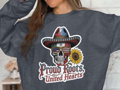 Proud Roots United Hearts Skull Sweatshirt product