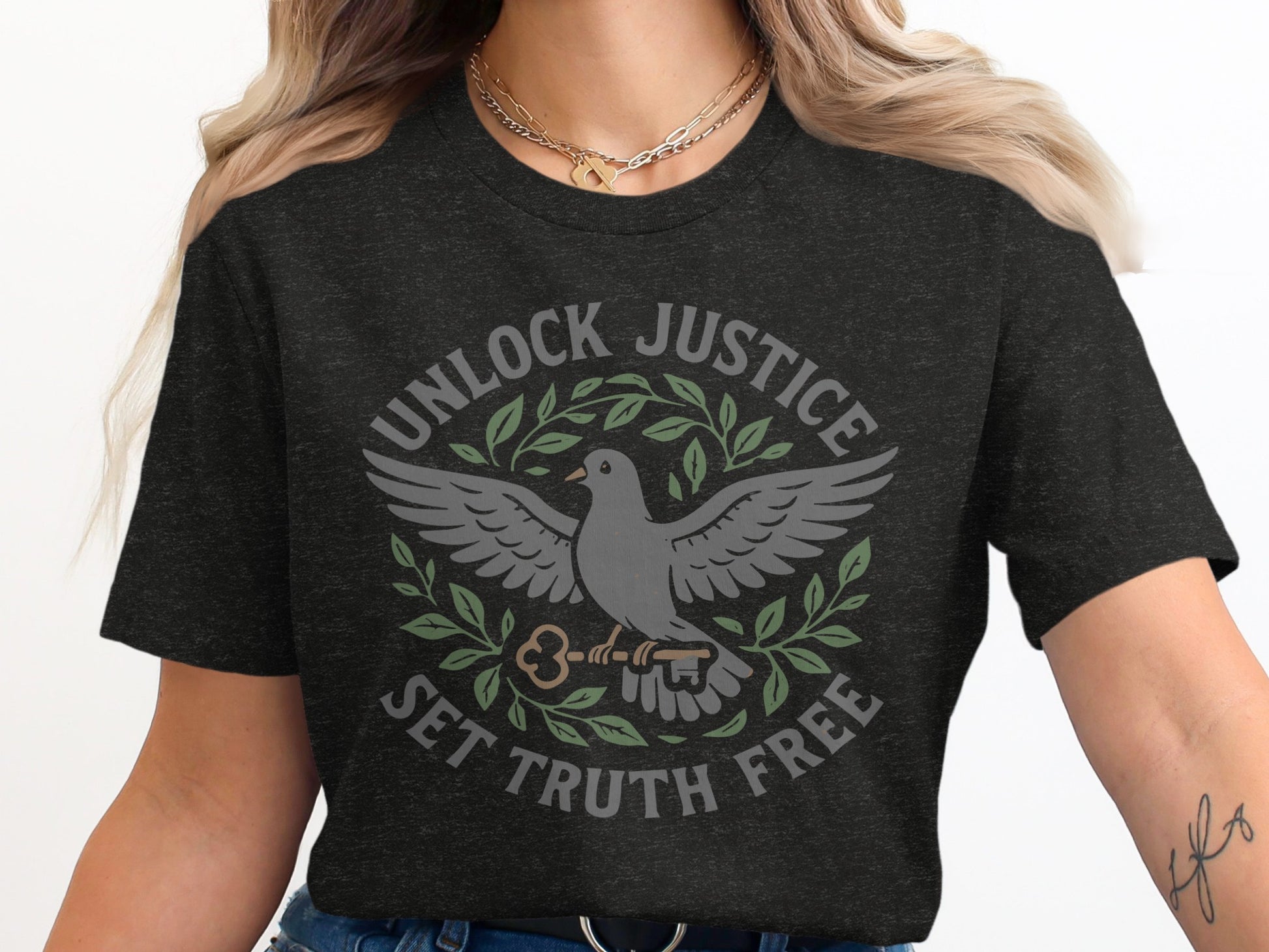 Unlock Justice Set Truth Free Graphic T-Shirt product