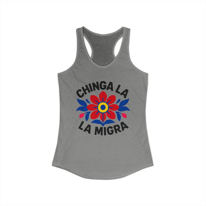 Chinga La Migra Anti-Immigration Statement Tank Top