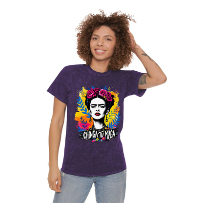 Frida Kahlo Against vintage Tee — USA Made Mineral Wash Graphic T-Shirt