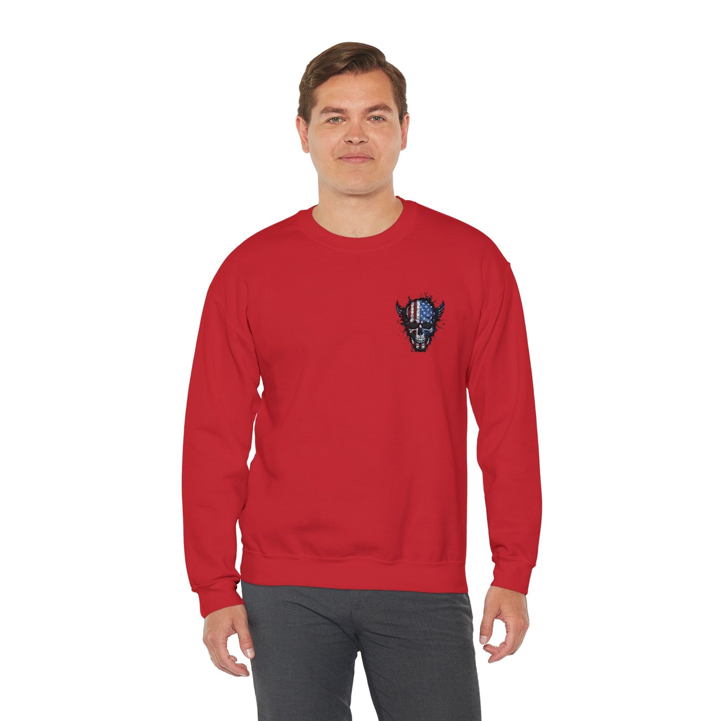 Artistic Graphic Crewneck Sweatshirt - Bold Design for Creative Souls