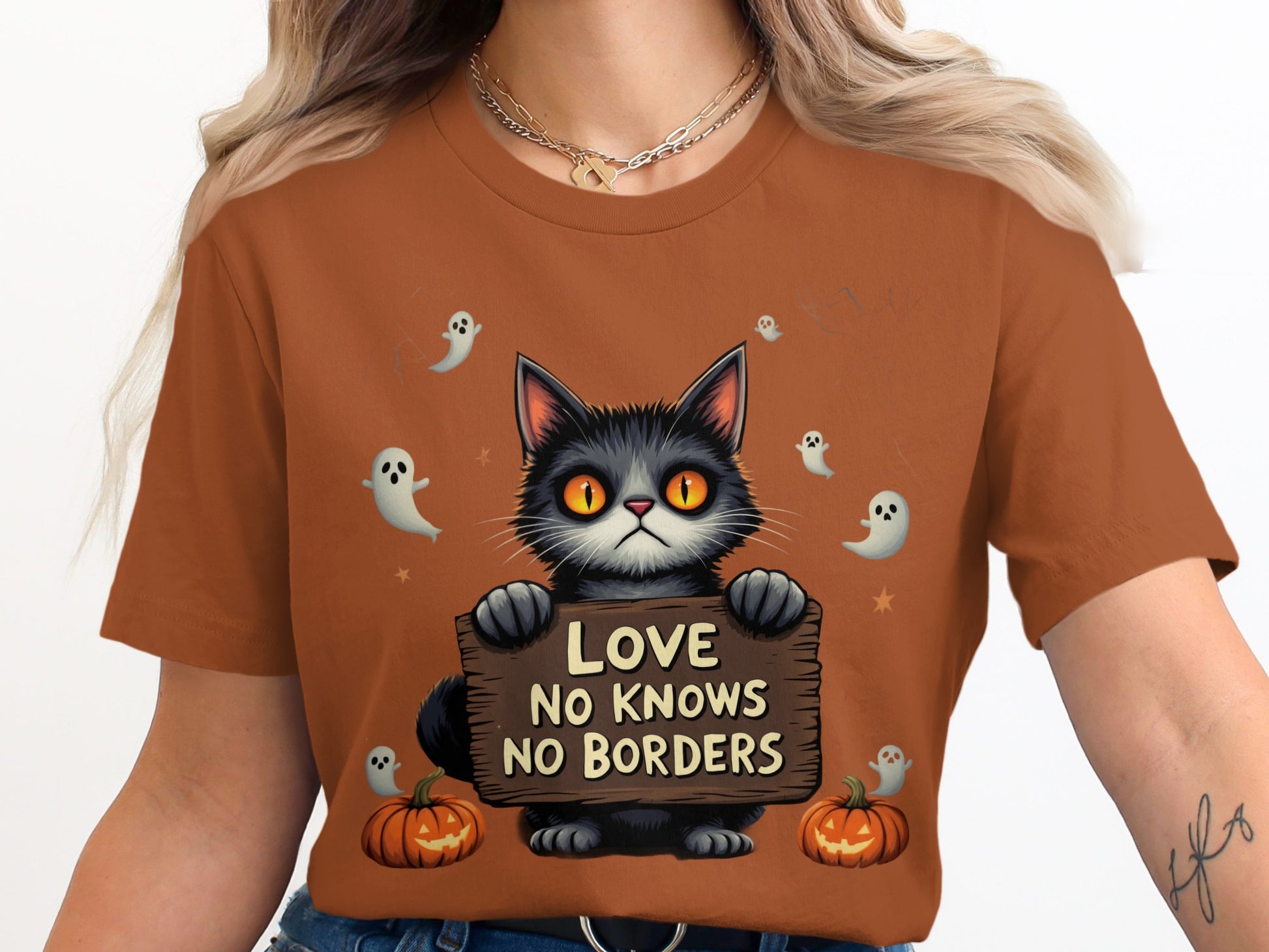 Love No Knows No Borders Halloween T-shirt product type