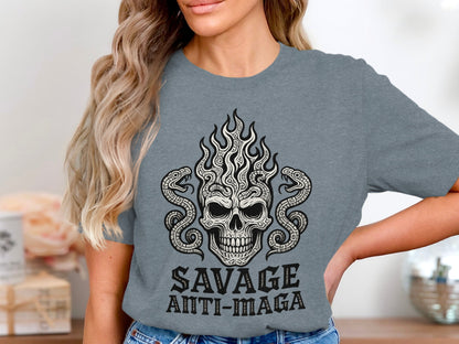 Savage Anti-Maga Graphic Tee Shirt Product