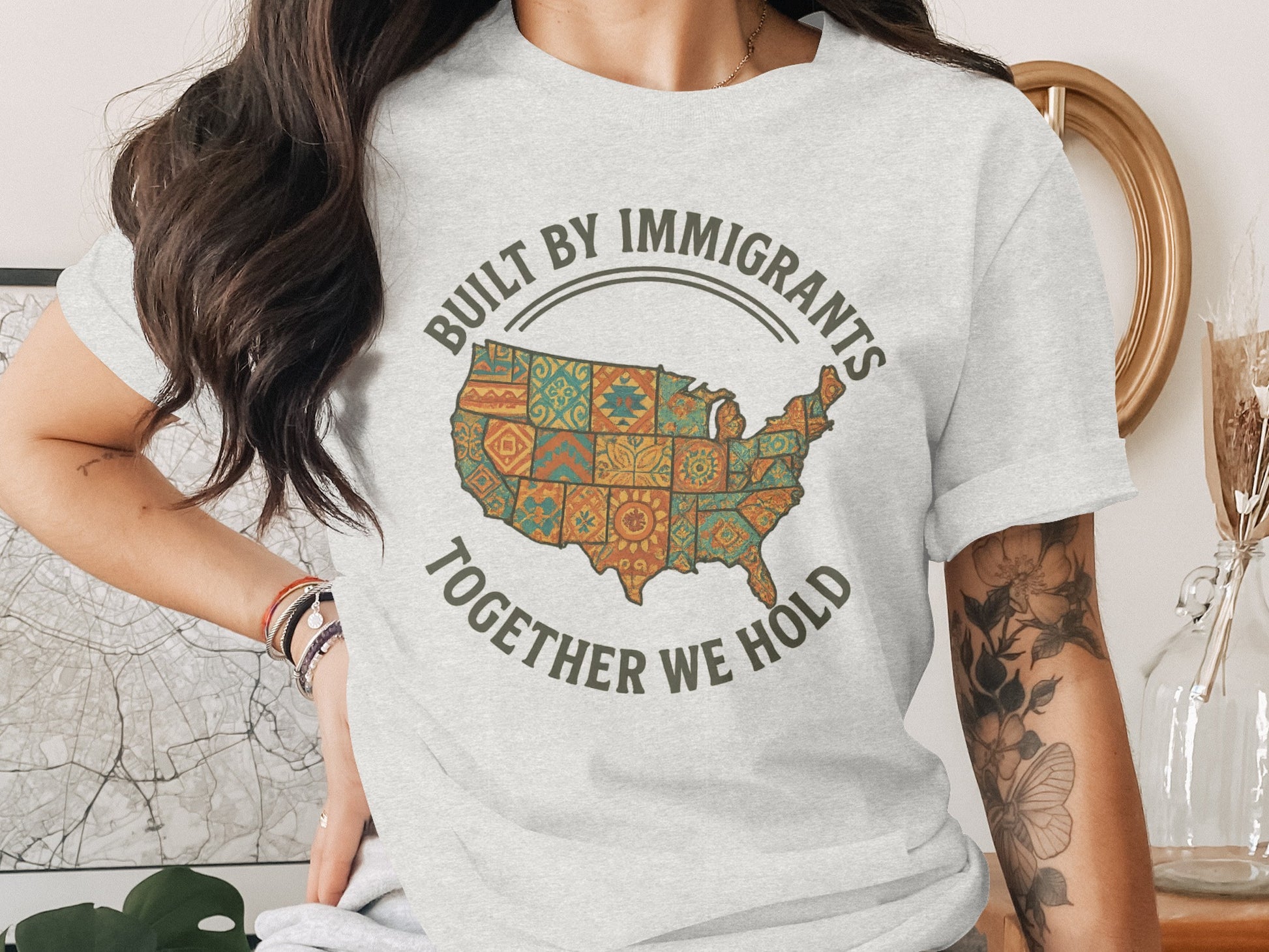 Built By Immigrants Together We Hold T-shirt product type