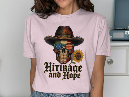 Vintage Western Skull with Hat and Sunflower product type