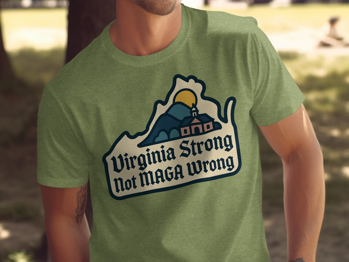 Virginia Strong Not MAGA Wrong T-shirt product type