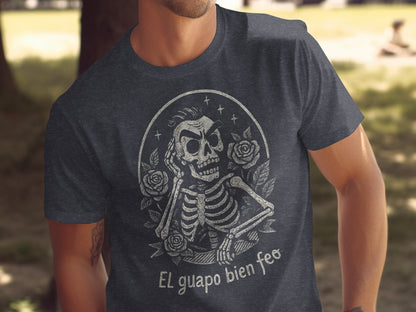 EL guapo bien feo skeleton graphic t-shirt product