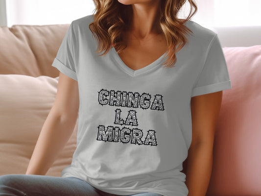 Statement Chinga La Migra Graphic Tee Shirt product type