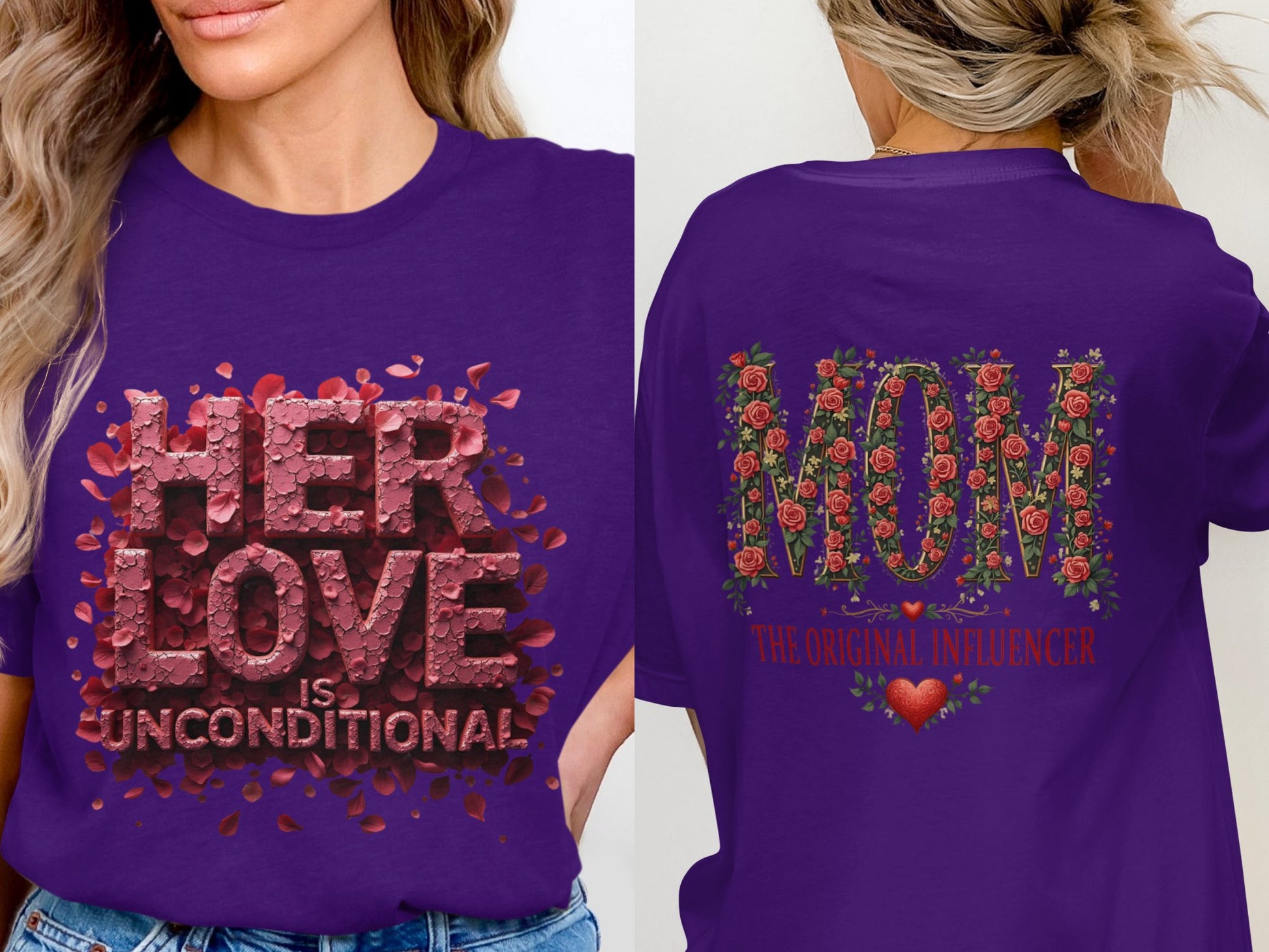 Her Love is Unconditional Mom T-Shirt product type