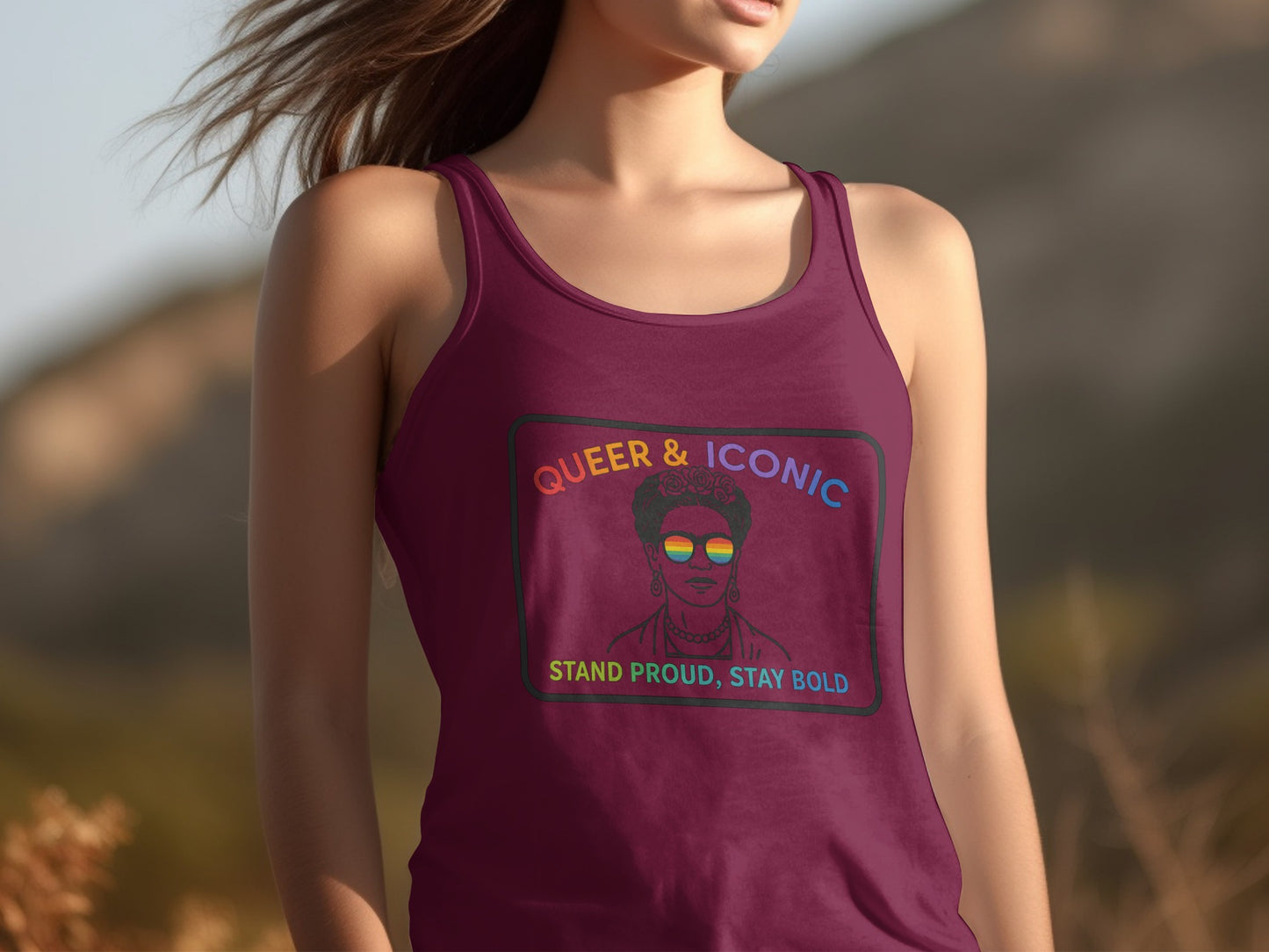 Queer and Iconic Stand Proud Stay Bold tank top product