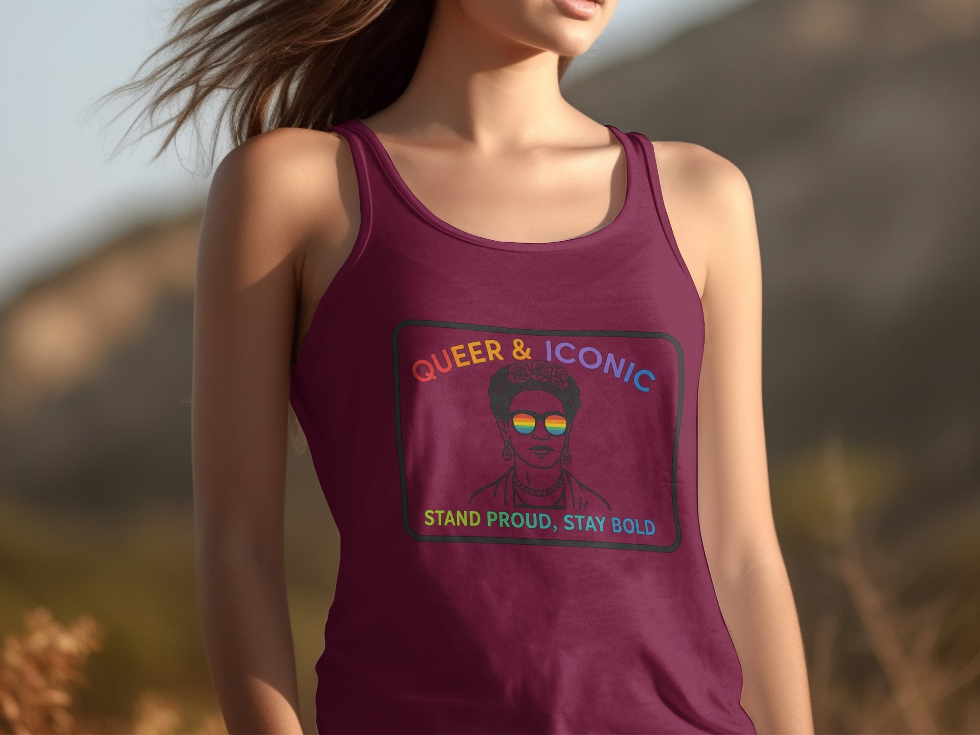 Queer and Iconic Stand Proud Stay Bold tank top product