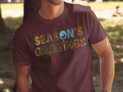 Season's Greetings Graphic Tee Shirt