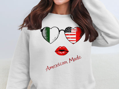 Amexican Made Heart Sunglasses Sweatshirt product type