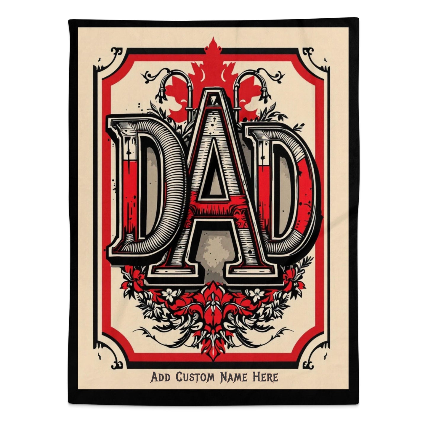 Vintage Dad Design Customizable Art Print product type
