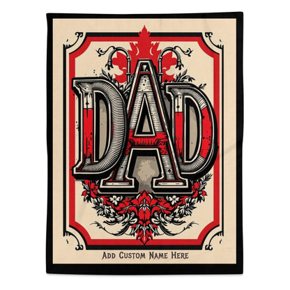 Vintage Dad Design Customizable Art Print product type