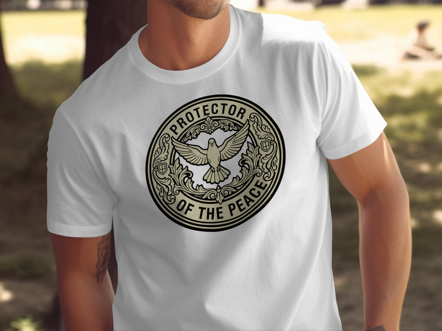 Protector of the Peace Emblem Graphic Tee