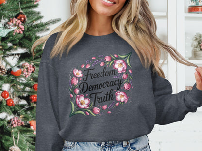 Blossoming Freedom Democracy Truth design product type