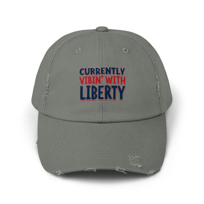 Currently Vibin' With Liberty Baseball Cap product type