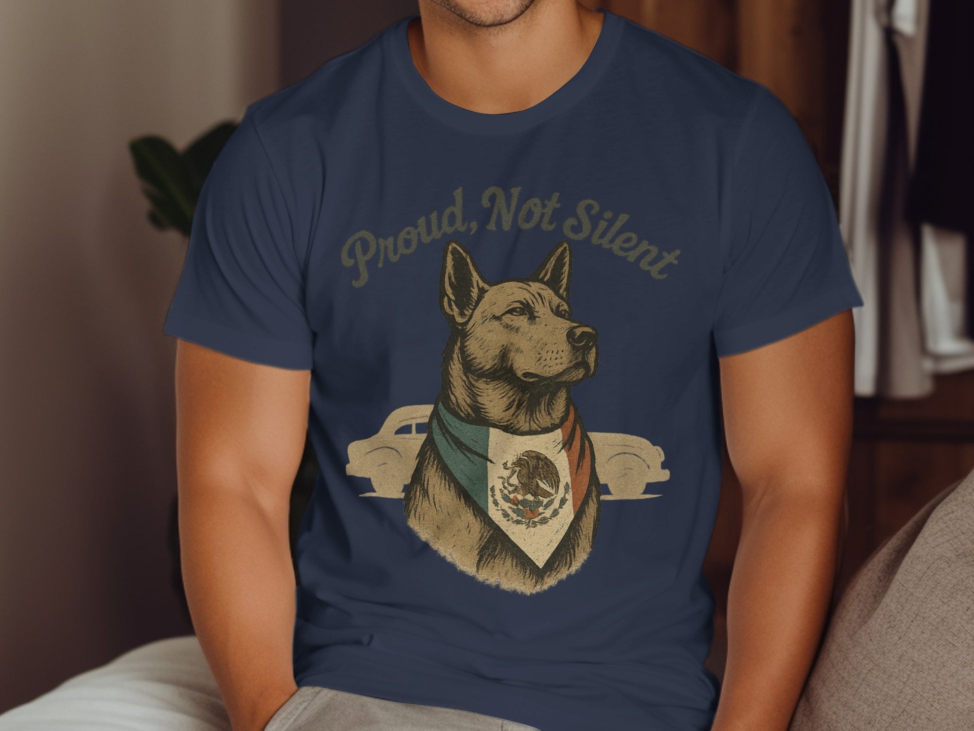 Proud Not Silent Dog Print Graphic T-Shirt product