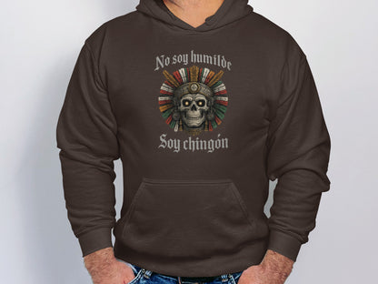 No Soy Humilde Soy Chingón Skull Design Hoodie product