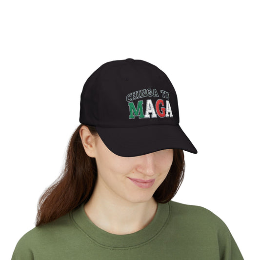 CHINGA Tu Maga Hat Embroidered Classic Dad Cap, Casual Hat for Every Occasion, Trendy Gift for Dads, Summer Accessory, Unisex Cap